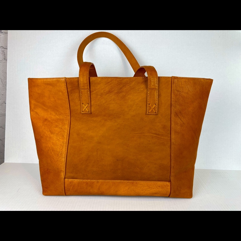 Large Leather Tote - Sturdy Leather!